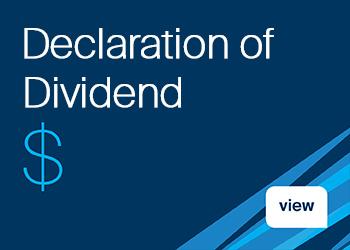 Notice of Dividend